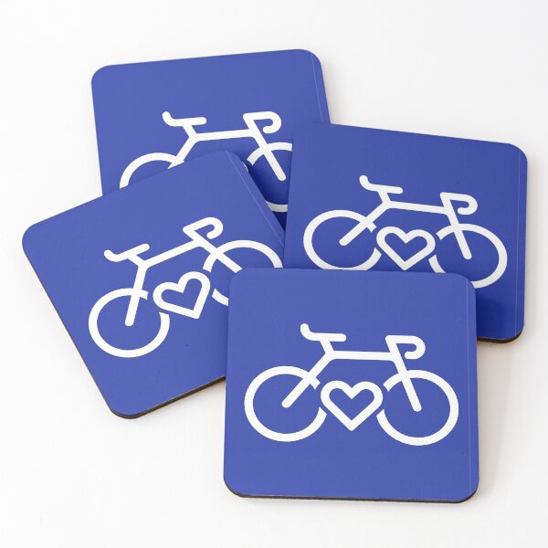 Item preview, Cycling Lovers Bicycle Heart 2 designed and sold by pierrelaidesign.