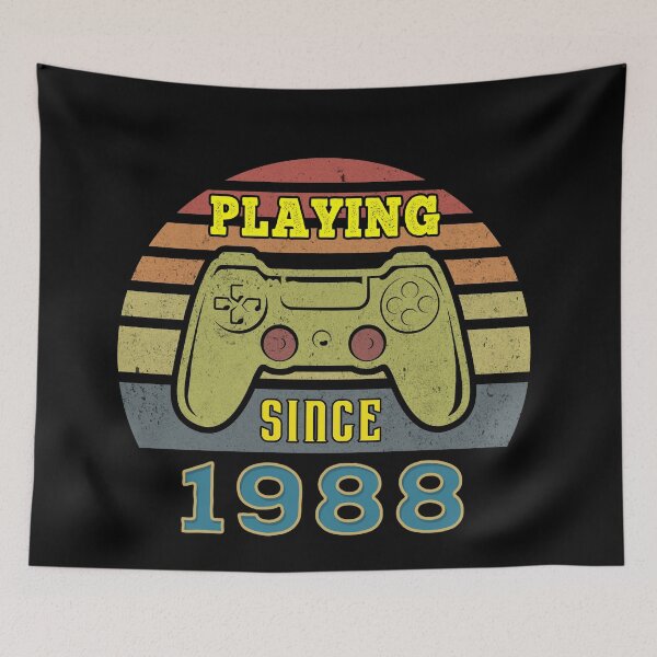 Item preview, Copy of Playing Since 1988 - Vintage Gaming Controller - Born in 1988 designed and sold by looklock.