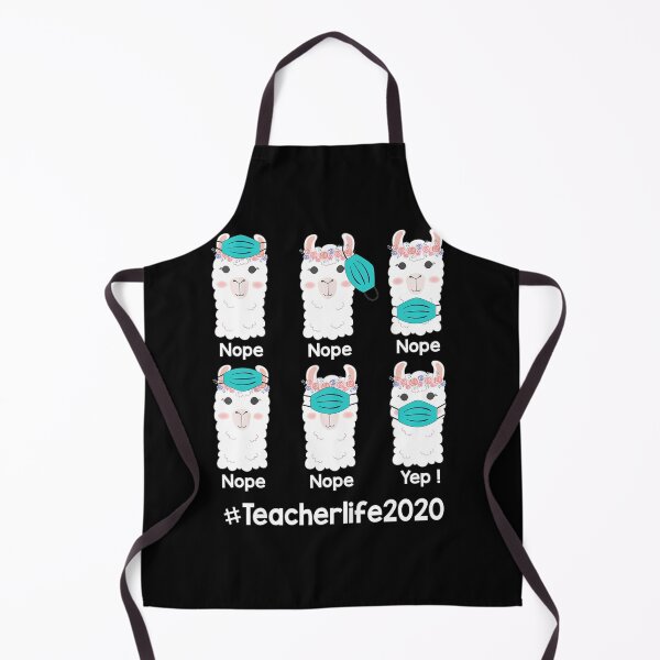 Item preview, Teacher Life 2020 Llama Wearing Mask Wrong Funny designed and sold by Scarlettole137.