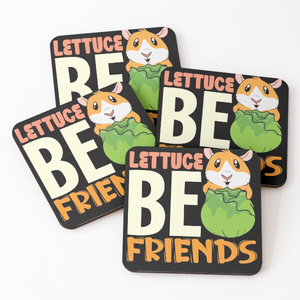 Item preview, Lettuce be friends cute guinea pig shirt design designed and sold by Grinover.
