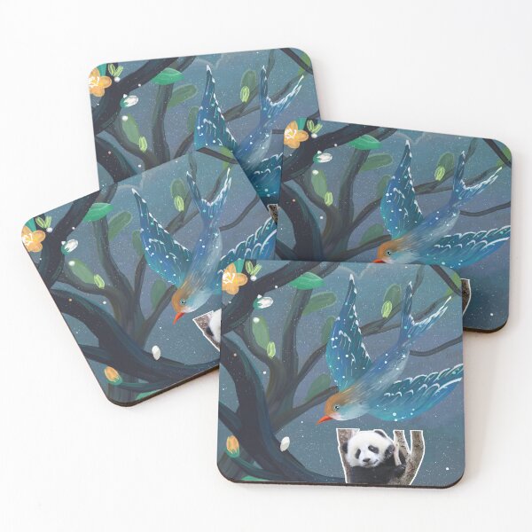 Item preview, Baby panda on the tree illustration style designed and sold by Pandacu.
