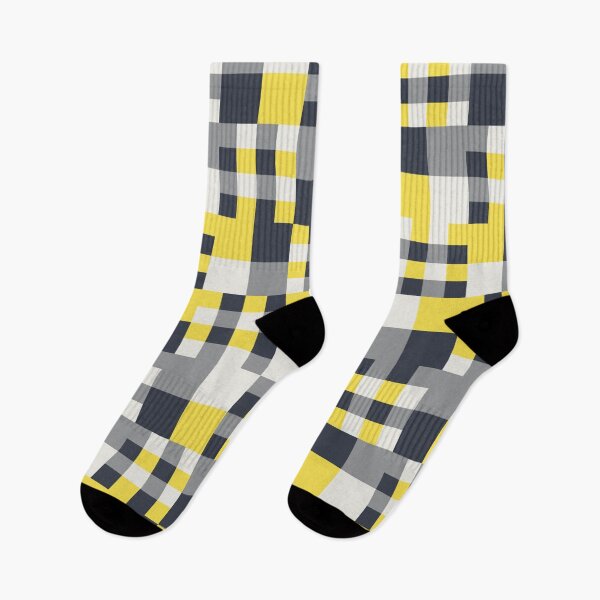 Item preview, Checkered tiles in a simple ornament in yellow and gray color palette variations designed and sold by acidmit.