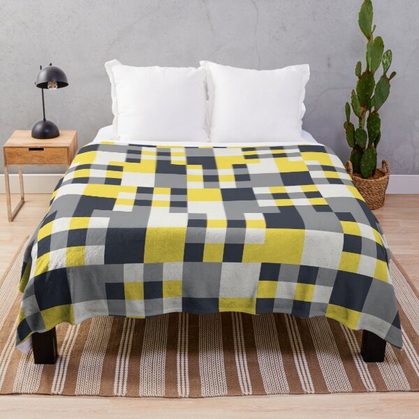 Item preview, Checkered tiles in a simple ornament in yellow and gray color palette variations designed and sold by acidmit.
