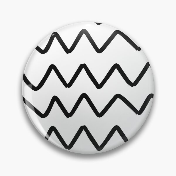 Item preview, Black zigzags line pattern on white background designed and sold by Giree07.