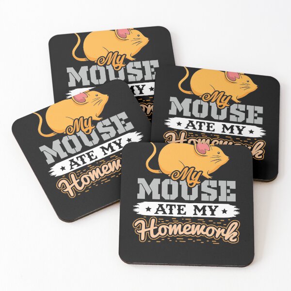 Item preview, My Mouse ate my Homework funny shirt designed and sold by Grinover.