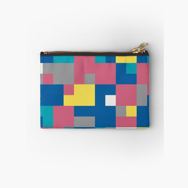 Artikelvorschau, Abstract mosaic with checkered tiles in random yellow and gray color palette variation entworfen und verkauft von acidmit.