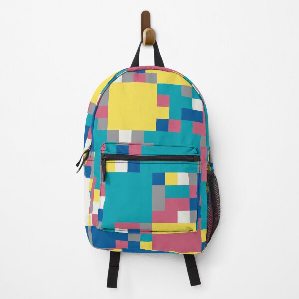 Item preview, Checkered tiles in an abstract mosaic in random yellow and gray color palette variations designed and sold by acidmit.