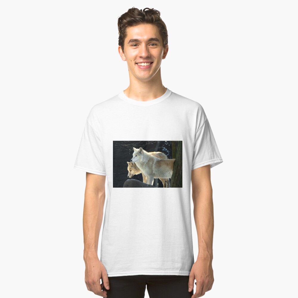 Two young wolves Classic T-Shirt