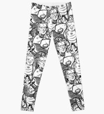 Nicolas Cage Snakes Leggings