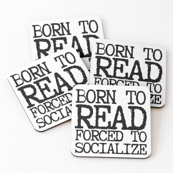 Item preview, Born To Read Forced To Socialize designed and sold by m95sim.