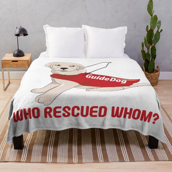 Item preview, Who Rescued Whom Guide Dog Puppy designed and sold by TravelScientist.