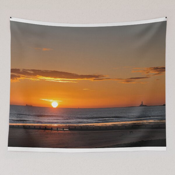 Item preview, Sunrise over a tranquil North Sea designed and sold by Violaman.