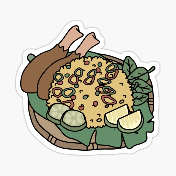 Item preview, Fried Rice With Chicken designed and sold by TeriRobbins.