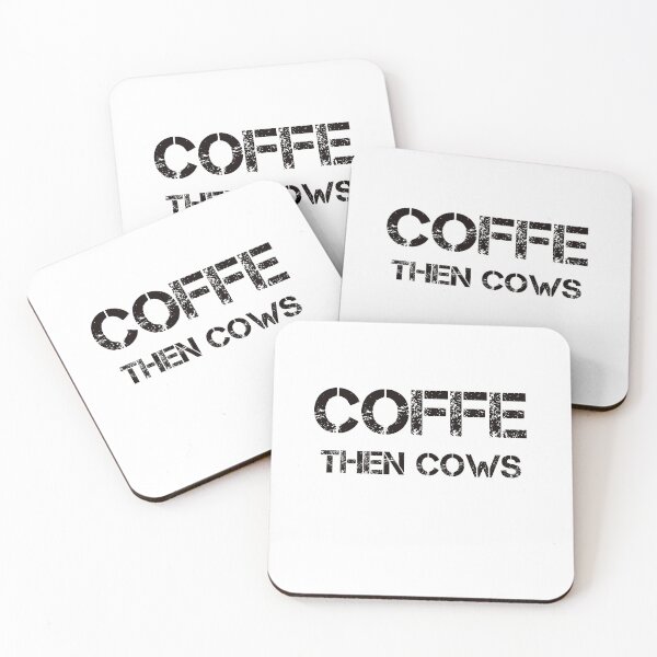 Item preview, Coffee Then Cows Vintage , Gift For Coffee Lover , Birthday Gift designed and sold by Soukainadesign.