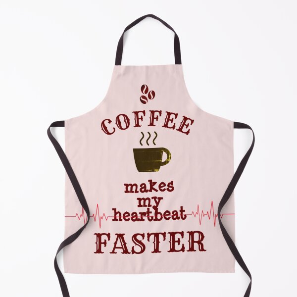 Item preview, Coffee Makes My Heartbeat Faster designed and sold by HandyDesign22.