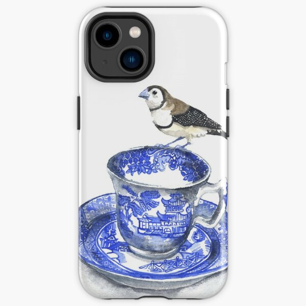 High Tea Double Barred Finch iPhone Tough Case