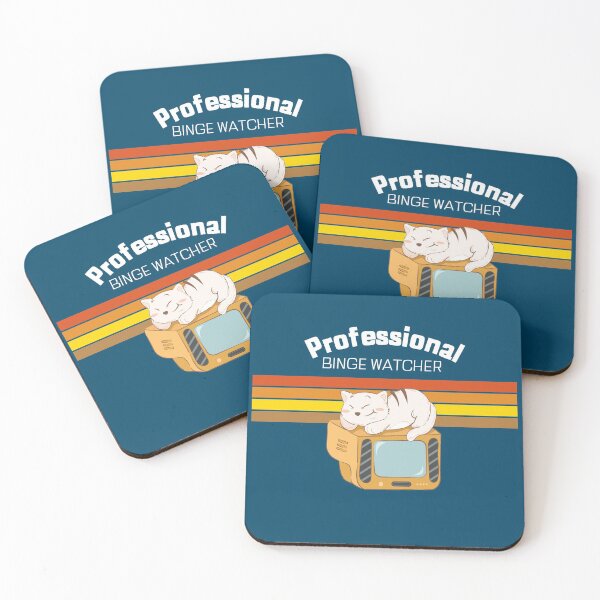 Item preview, "Professional Binge Watcher" designed and sold by Salma Satya & Co.