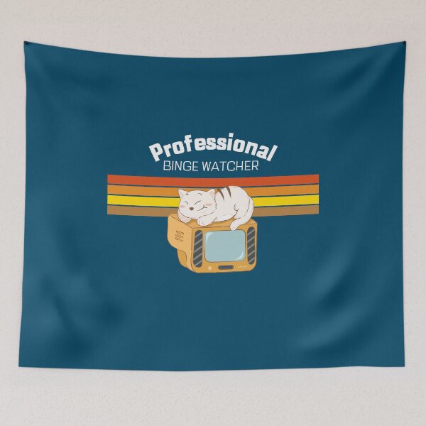 Item preview, "Professional Binge Watcher" designed and sold by Salma Satya & Co.