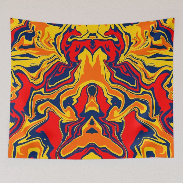 Item preview, Fluid art . Abstract liquid art with mixing colors designed and sold by moustafakhalil.