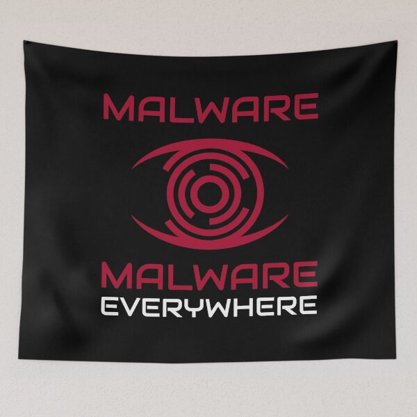 Item preview, Malware Everywhere Cybersecurity designed and sold by OldCamp.