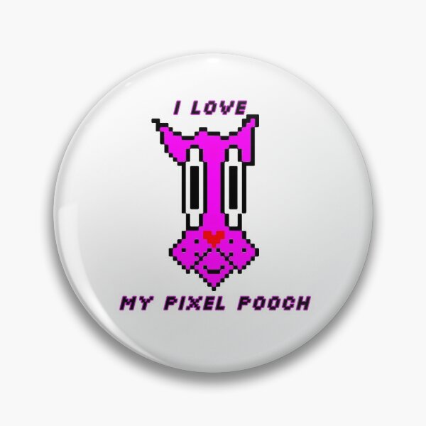 Item preview, I Love My Pixel Pooch designed and sold by TeachUrb.