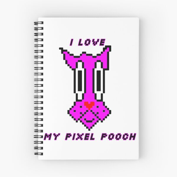 Item preview, I Love My Pixel Pooch designed and sold by TeachUrb.