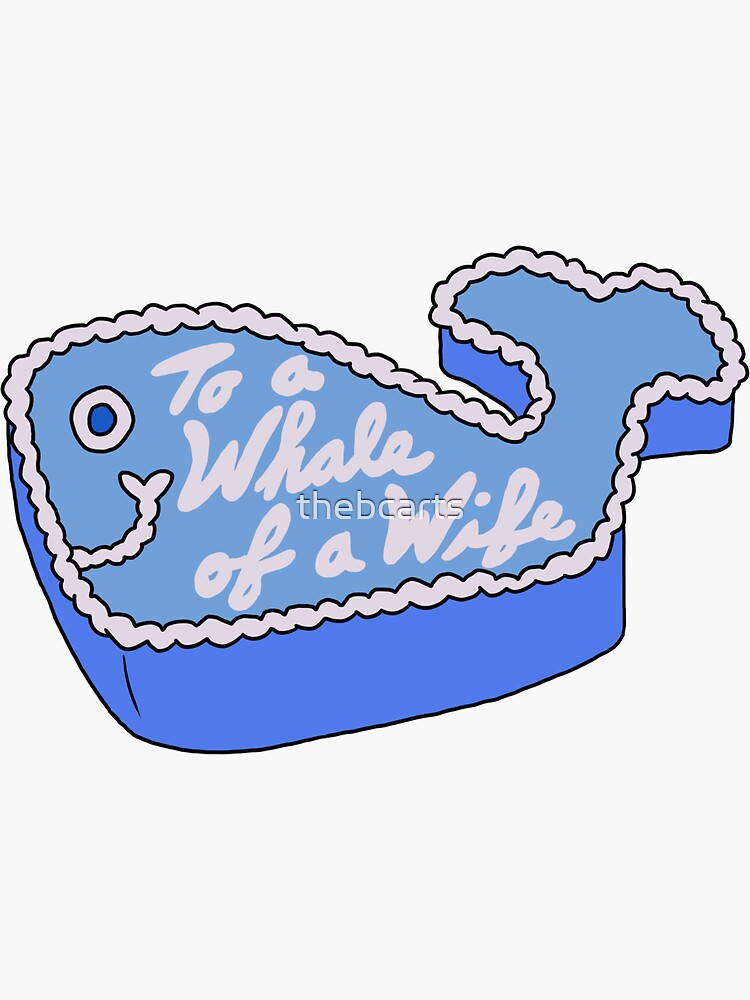 Simpsons To a Whale of a Wife | Sticker