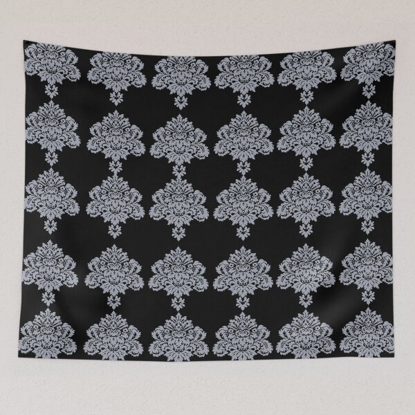 Item preview, Damask | Black and Silver Pattern | Home Decor Favourites | Classy designed and sold by JillyJ05.