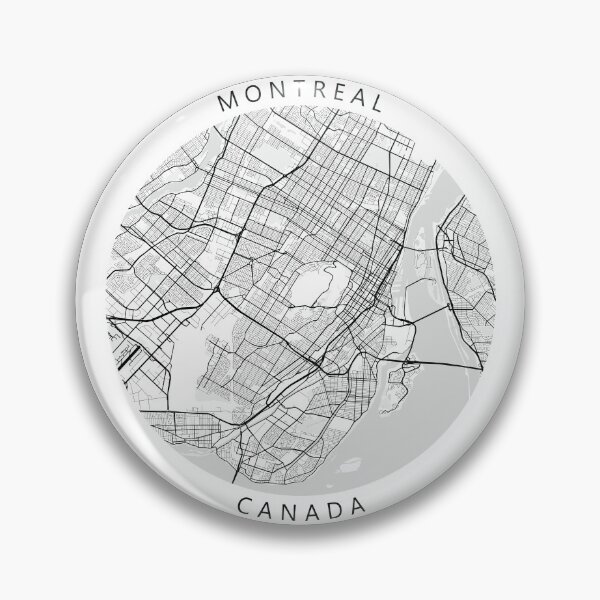 Item preview, Montreal, Canada Map (Theme 1) designed and sold by Mapnify.