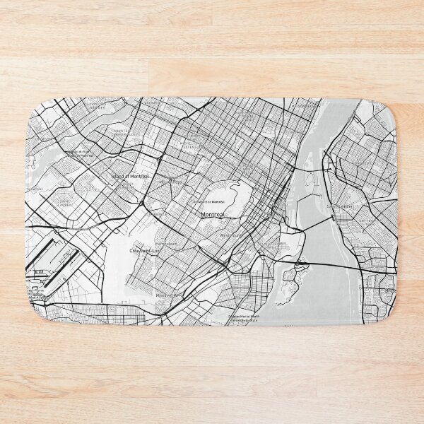 Item preview, Montreal, Canada Map (Theme 1) designed and sold by Mapnify.