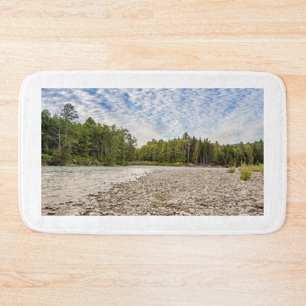 Item preview, Sunset over the fast flowing Kitimat River in British Columbia, Canada designed and sold by SnapTPhotograph.