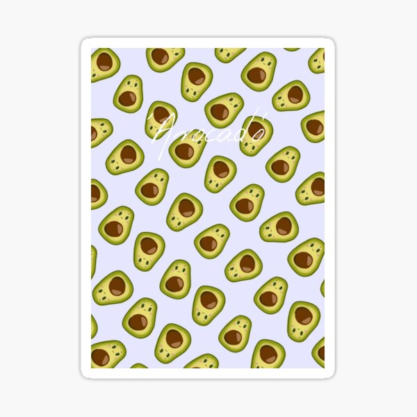 Avocado Pattern Sticker