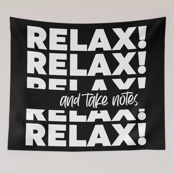 Item preview, RELAX and take notes designed and sold by GabrielleDC.