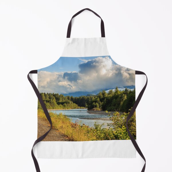 Item preview, Looking downstream on the Kitimat River in the evening sun, British Columbia, Canada. designed and sold by SnapTPhotograph.