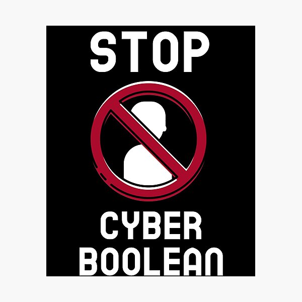 Artikel-Vorschau von Stoppen Sie Cyber Boolean Cybersecurity, designt und verkauft von OldCamp.