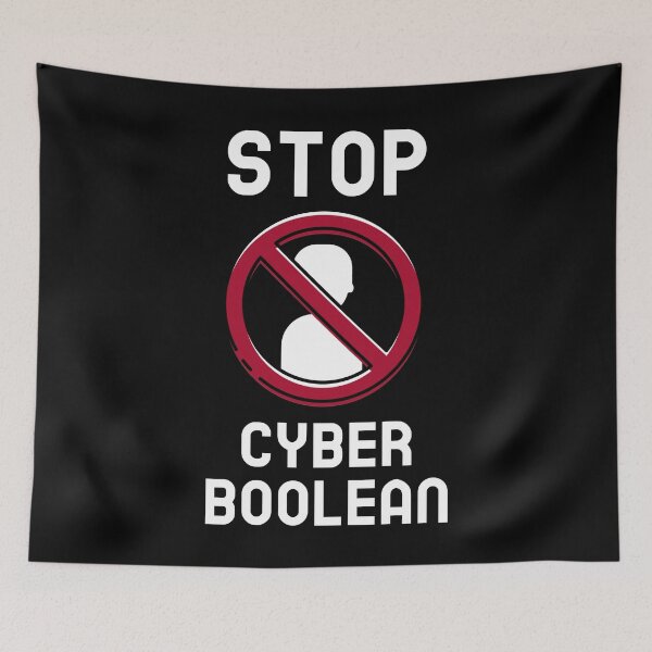 Item preview, Stop Cyber Boolean Cybersecurity designed and sold by OldCamp.