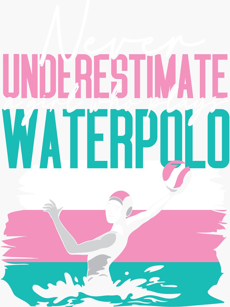 "Waterpolo Water Polo Quotes Gift idea" Sticker by THaDesign Redbubble