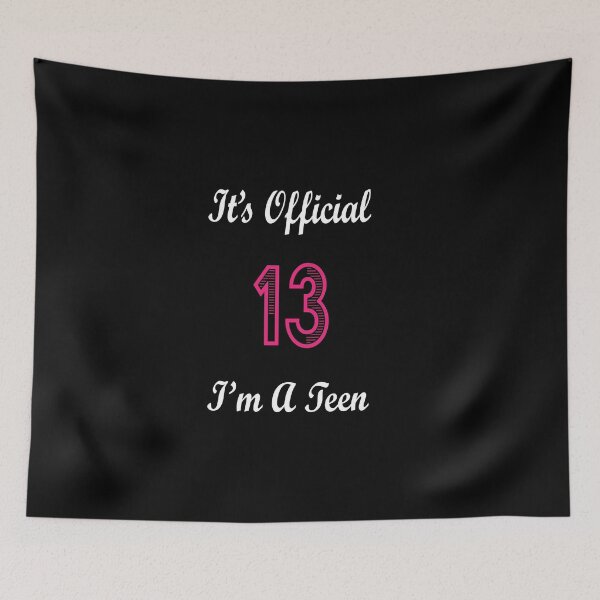 Item preview, Official Teenager 13th Birthday Gift for 13 Year Old Girls  designed and sold by 2blackcherries.