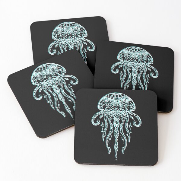 Item preview, Glowing Jellyfish Underwater designed and sold by Hartsygarden.