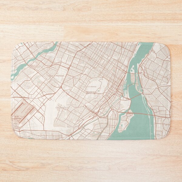 Item preview, Montreal, Canada Map (Theme 2) designed and sold by Mapnify.
