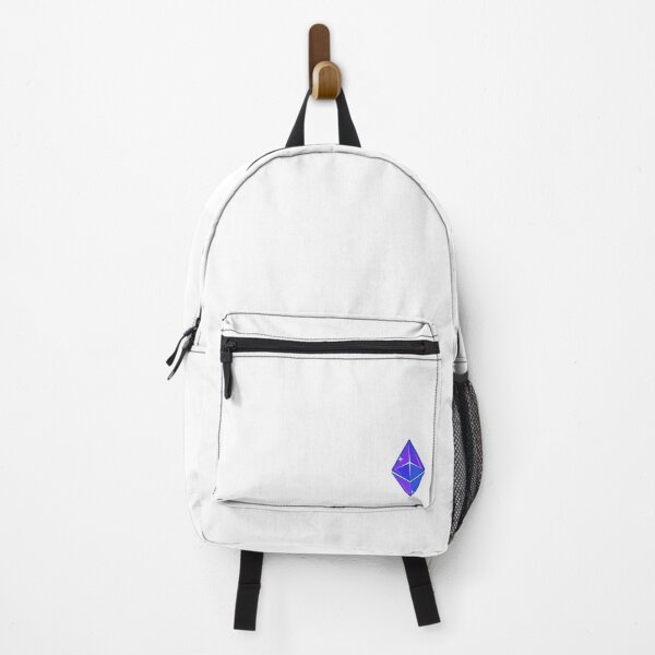 Item preview, Blue Ethereum cartoon logo designed and sold by PremiumCrypto.