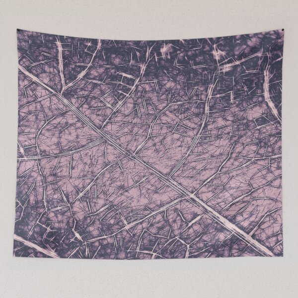 Item preview, Luxurious plant structure - dreamy purple designed and sold by SulkaCreative.