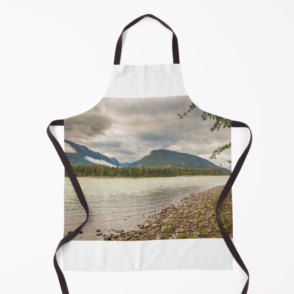 Item preview, The Skeena River at Shames Mountain on a cloudy day in the summer, in British Columbia, Canada. designed and sold by SnapTPhotograph.