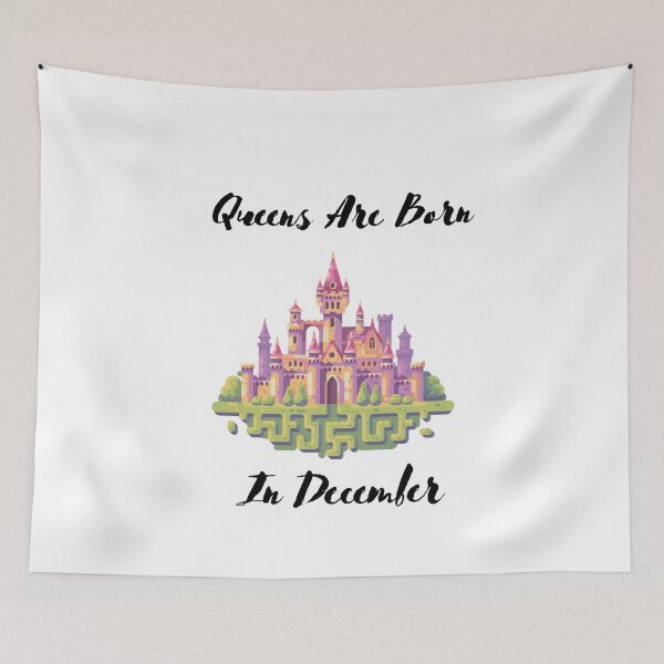 Item preview,  Queens Are Born In December- December Birthday Quotes Shirt designed and sold by Karim Hasraoui.