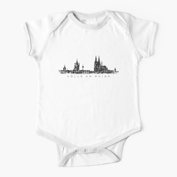 Kölle am Rhing Köln Skyline Short Sleeve Baby One-Piece