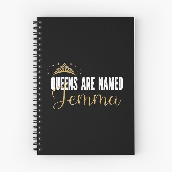 Item preview, Queens Are Named Jemma Personalized First Name Girl print designed and sold by Grabitees.