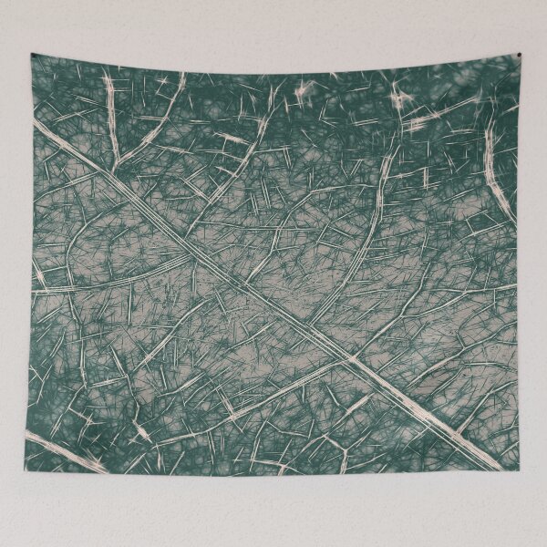 Item preview, Luxurious plant structure - sea green designed and sold by SulkaCreative.