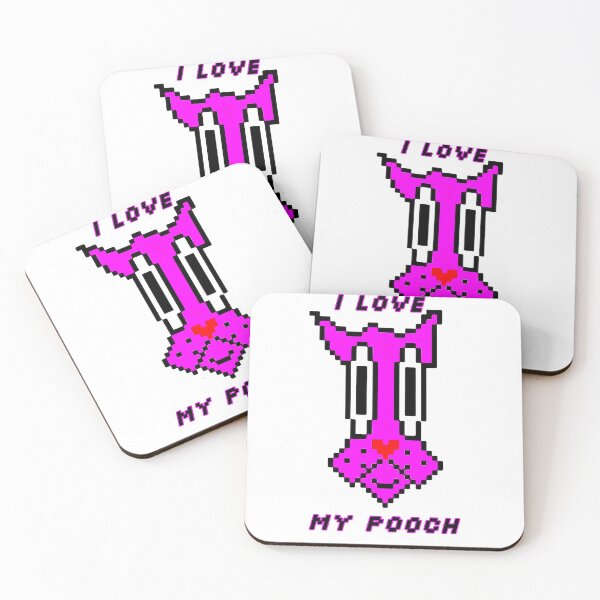 Item preview, I Love My Pooch. My Lovely Pink Pixel Pooch. designed and sold by TeachUrb.