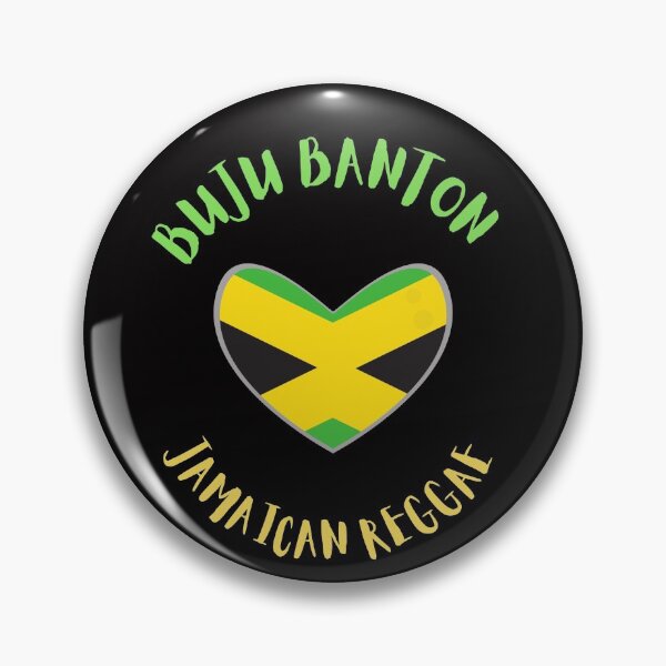 Item preview, Buju Banton Jamaican Flag Heart Design designed and sold by Beluved.