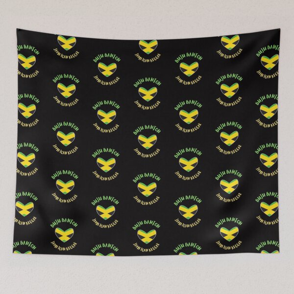 Item preview, Buju Banton Jamaican Flag Heart Design designed and sold by Beluved.
